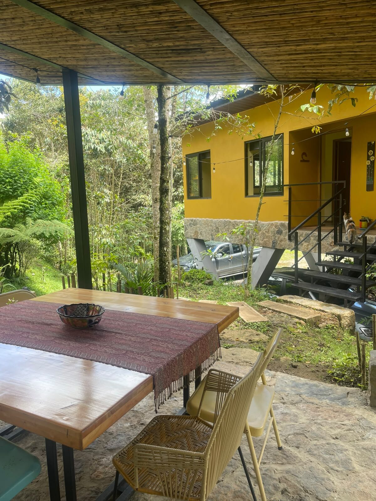 Terraza y comedor común